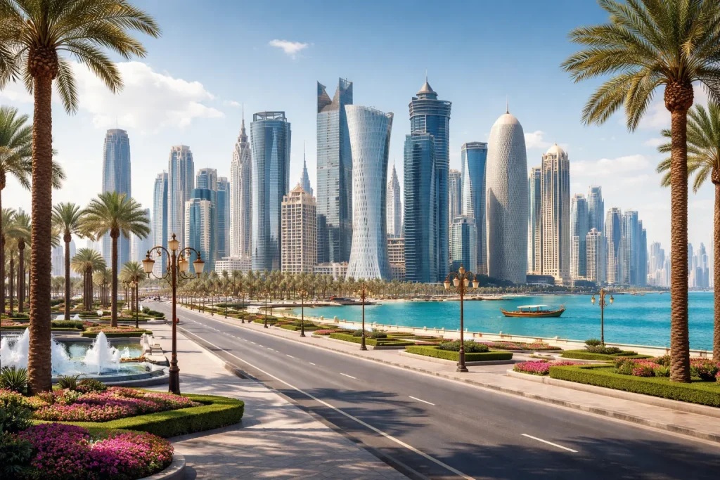 "Réussissez le déménagement de votre entreprise au Qatar et facilitez l'installation de vos collaborateurs à Doha."